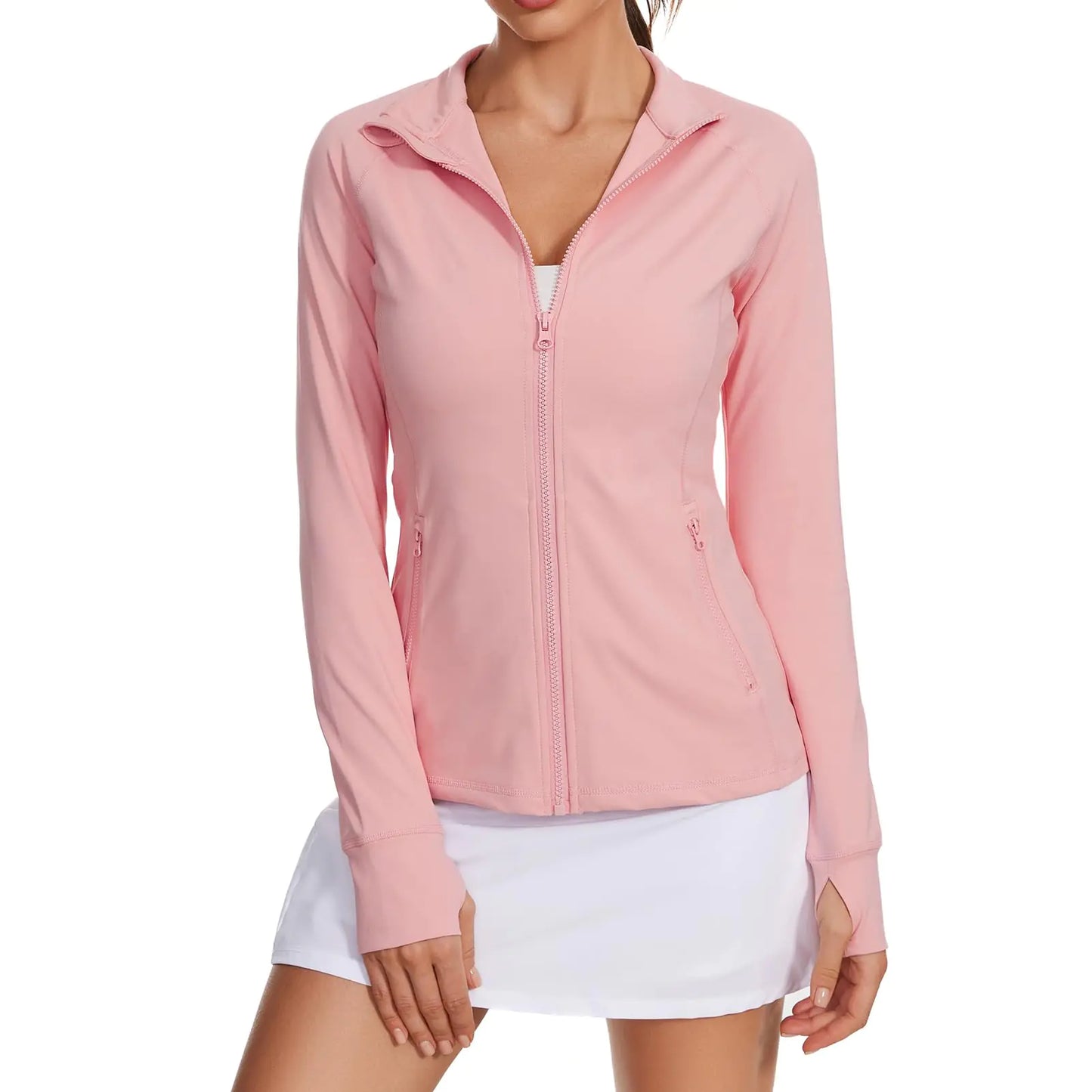 SculptFit Full-Zip Gym Jacket