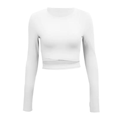 Tight-fitting Navel-baring Sports Gym Wear