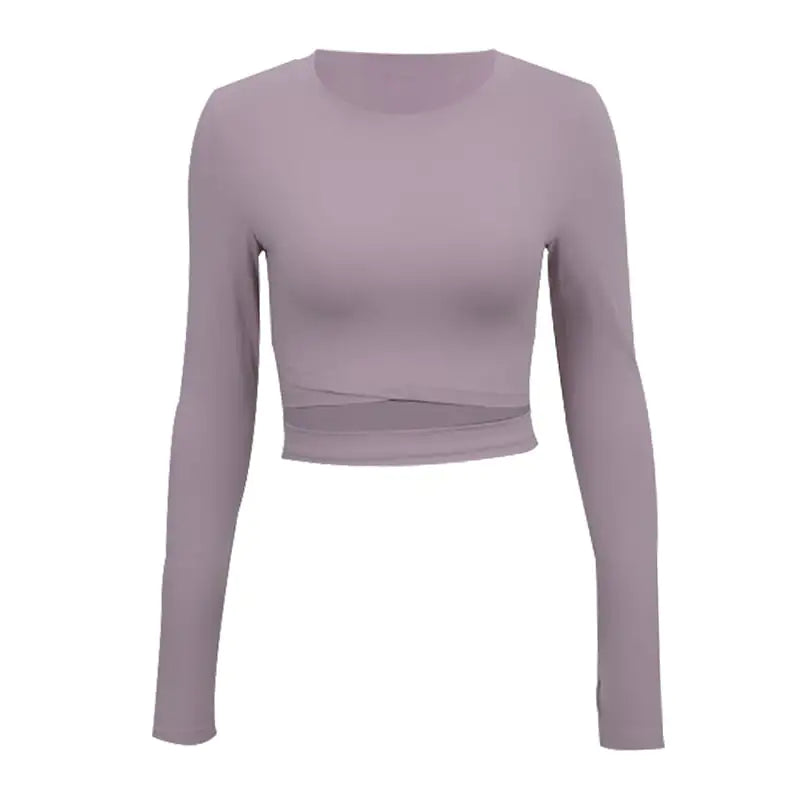 Tight-fitting Navel-baring Sports Gym Wear