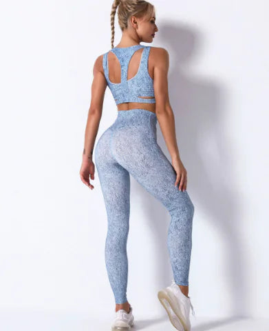 FloralFlex Yoga Sports Set
